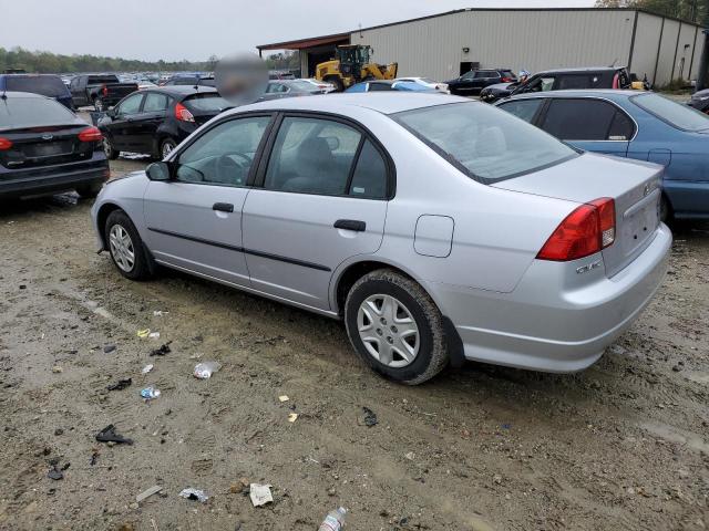 1HGES16355L008304 - 2005 HONDA CIVIC DX VP Արծաթագույն լուսանկար 2