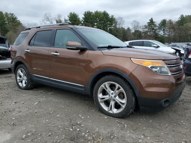 1FMHK8F85CGA02164 - 2012 FORD EXPLORER LIMITED BROWN photo 4