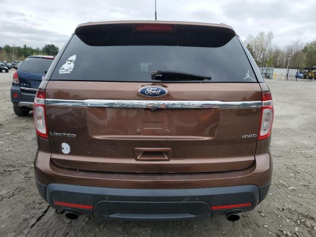 1FMHK8F85CGA02164 - 2012 FORD EXPLORER LIMITED BROWN photo 6