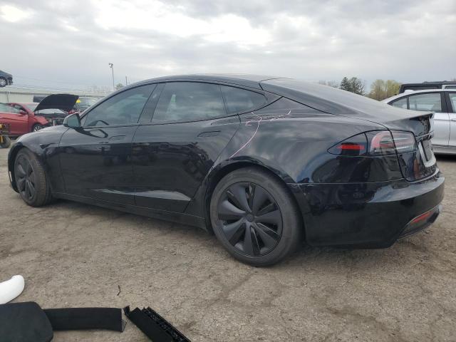 5YJSA1E51RF533876 - 2024 TESLA MODEL S BLACK photo 2