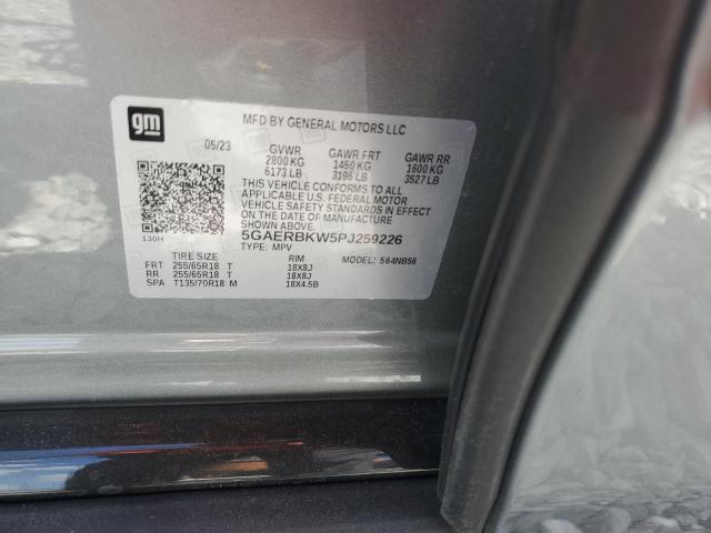 5GAERBKW5PJ259226 - 2023 BUICK ENCLAVE ESSENCE ნაცრისფერი ფოტო 14