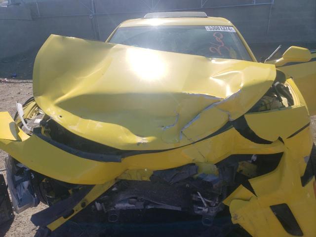 1G1FD1RX7H0119981 - 2017 CHEVROLET CAMARO LT YELLOW photo 11