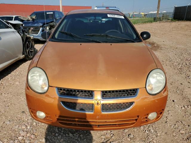 1B3ES46C1YD705761 - 2000 DODGE NEON BASE ORANGE photo 5