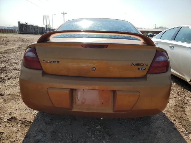 1B3ES46C1YD705761 - 2000 DODGE NEON BASE ORANGE photo 6