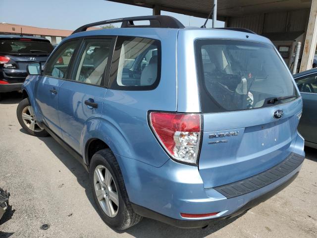 JF2SHABCXBH718319 - 2011 SUBARU FORESTER 2.5X TURQUOISE photo 2