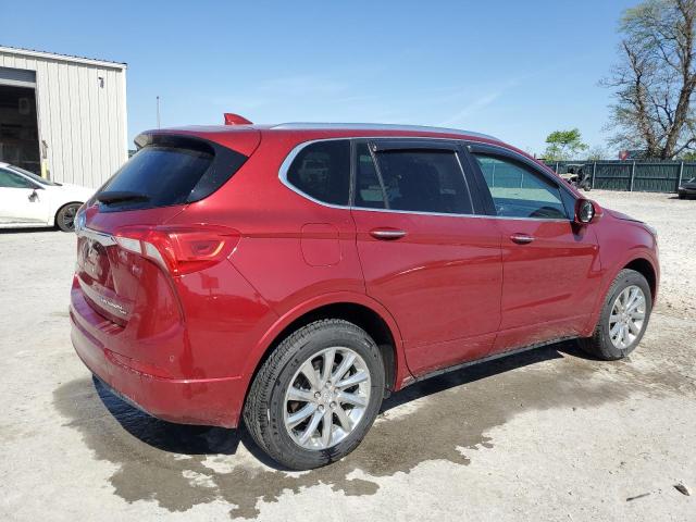 LRBFX2SA6LD124325 - 2020 BUICK ENVISION ESSENCE Tünd qırmızı foto 3