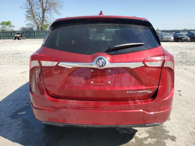 LRBFX2SA6LD124325 - 2020 BUICK ENVISION ESSENCE Tünd qırmızı foto 6