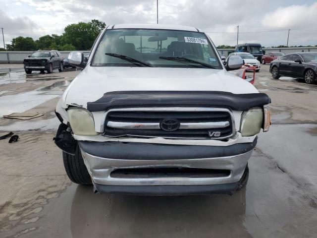 5TBRT34142S318652 - 2002 TOYOTA TUNDRA ACCESS CAB WHITE photo 5