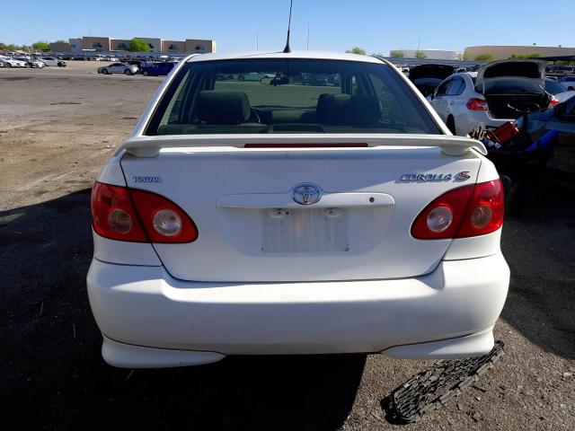 1NXBR30E26Z697048 - 2006 TOYOTA COROLLA CE WHITE photo 6