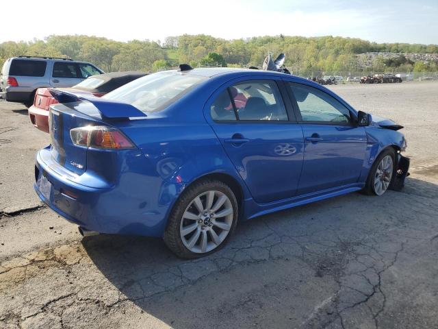 JA32U8FW6AU008149 - 2010 MITSUBISHI LANCER GTS BLUE photo 3