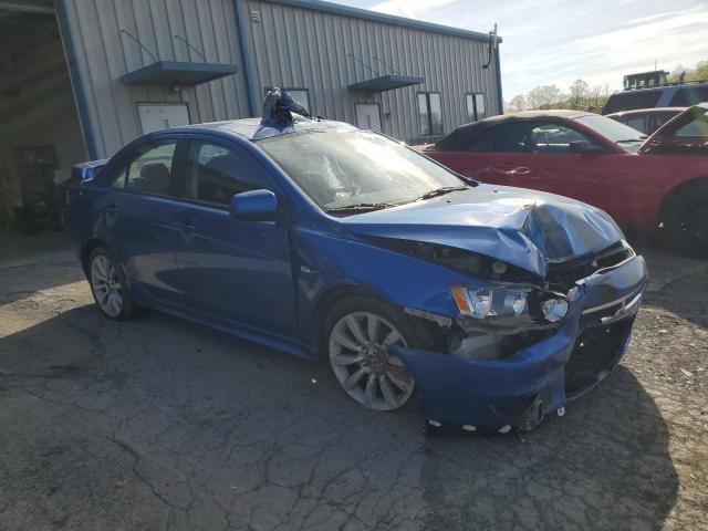 JA32U8FW6AU008149 - 2010 MITSUBISHI LANCER GTS BLUE photo 4