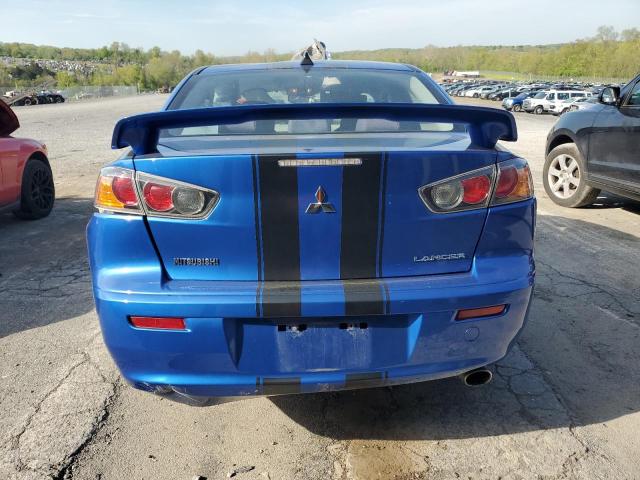 JA32U8FW6AU008149 - 2010 MITSUBISHI LANCER GTS BLUE photo 6