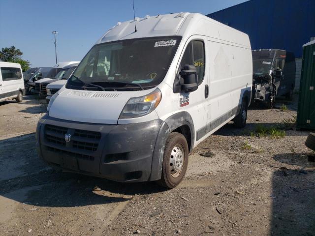 3C6TRVDG3JE103548 - 2018 RAM PROMASTER 2500 HIGH أبيض صورة 2
