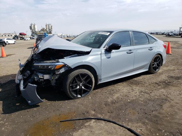 2HGFE2F52NH516942 - 2022 HONDA CIVIC SPORT ლურჯი ფოტო 1