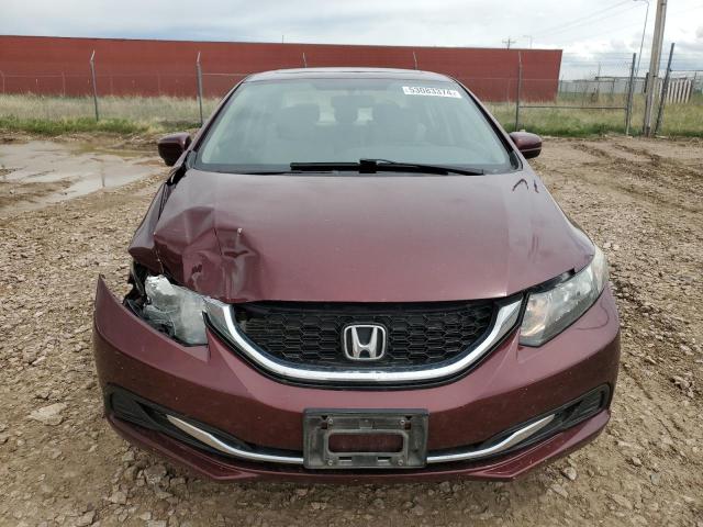 2HGFB2F81FH539505 - 2015 HONDA CIVIC EX RED photo 5