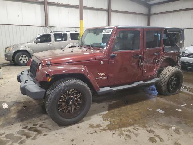 1J4GA59177L142076 - 2007 JEEP WRANGLER SAHARA BURGUNDY photo 1