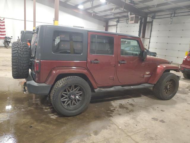 1J4GA59177L142076 - 2007 JEEP WRANGLER SAHARA BURGUNDY photo 3