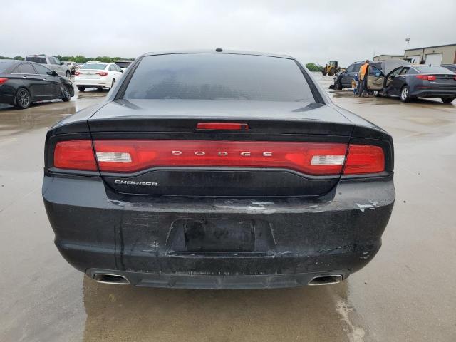 2C3CDXBG3EH303396 - 2014 DODGE CHARGER SE BLACK photo 6