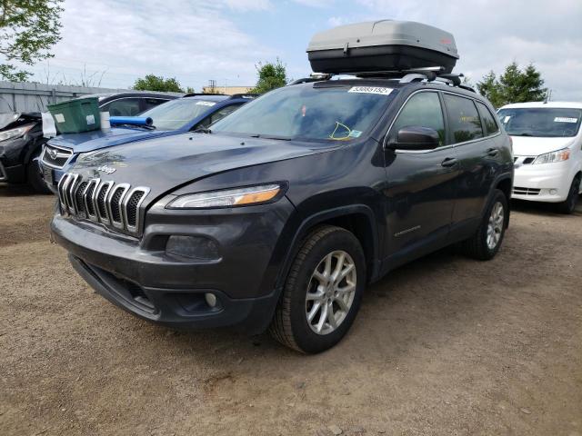 1C4PJMCS3GW129017 - 2016 JEEP CHEROKEE LATITUDE GRAY photo 2