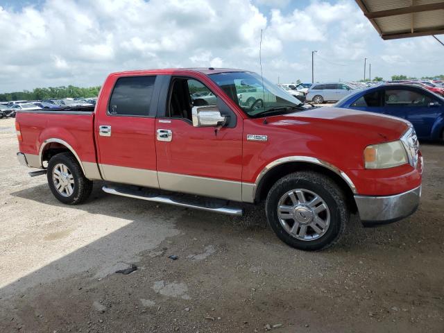 1FTRW12W17KC67269 - 2007 FORD F150 SUPERCREW RED photo 4