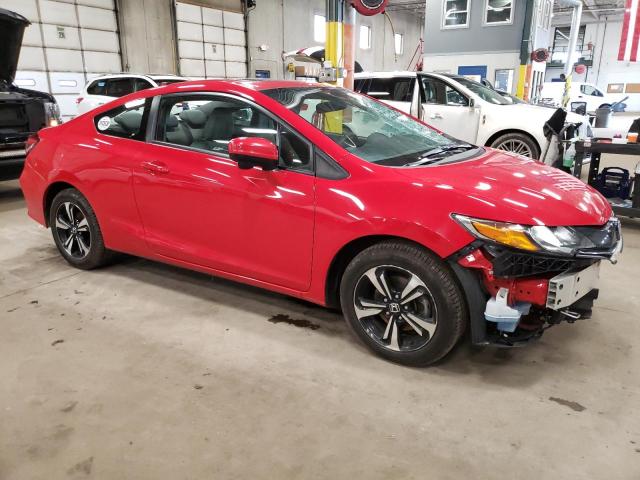 2HGFG3B87FH528408 - 2015 HONDA CIVIC EX RED photo 4