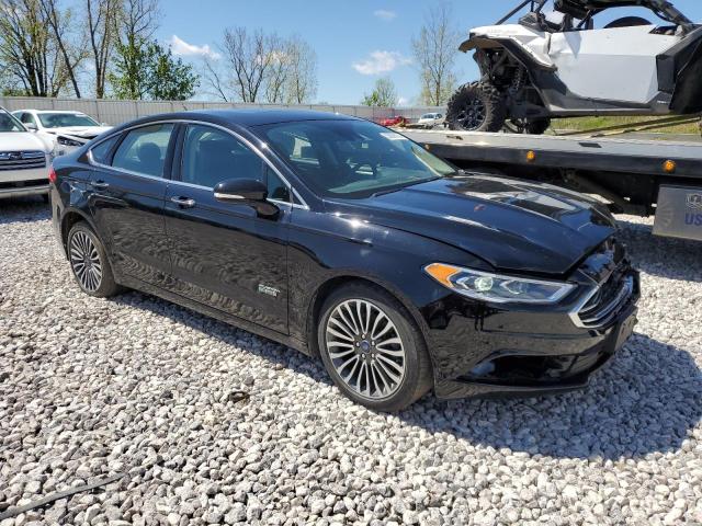 3FA6P0PU6JR199092 - 2018 FORD FUSION SE PHEV BLACK photo 4