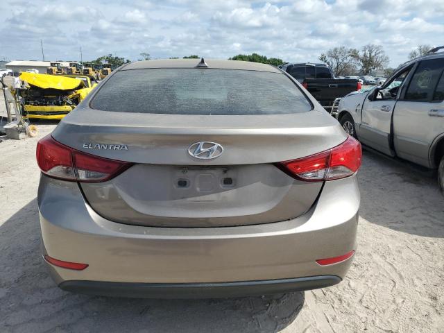 5NPDH4AE9GH753812 - 2016 HYUNDAI ELANTRA SE BROWN photo 6