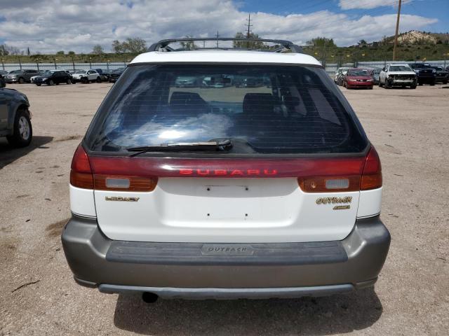 4S3BG4854T6989854 - 1996 SUBARU LEGACY OUTBACK WHITE photo 6