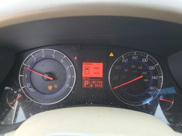 JNKAJ09E78M304784 - 2008 INFINITI EX35 BASE Սպիտակ լուսանկար 9