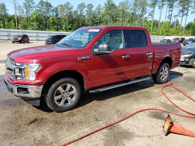 1FTEW1CG7JFC10886 - 2018 FORD F150 SUPERCREW BURGUNDY photo 1