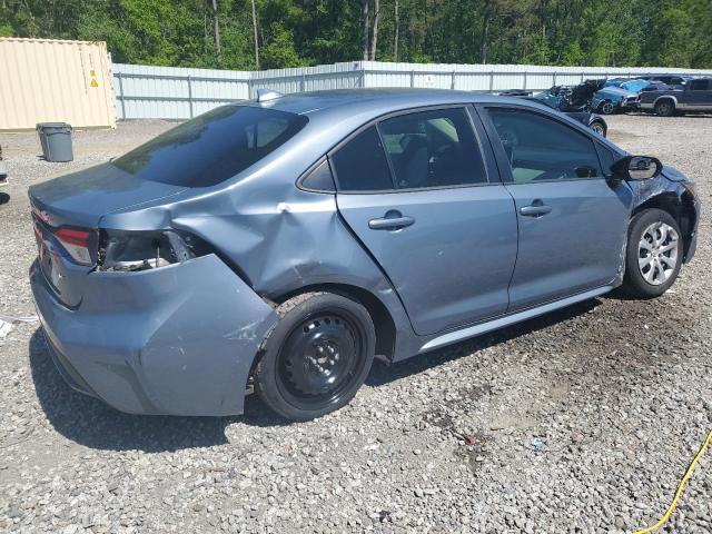 5YFEPRAE8LP059906 - 2020 TOYOTA COROLLA LE BLUE photo 3