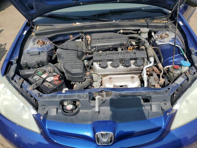 1HGES16394L012628 - 2004 HONDA CIVIC DX VP BLUE photo 11
