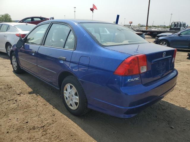 1HGES16394L012628 - 2004 HONDA CIVIC DX VP BLUE photo 2