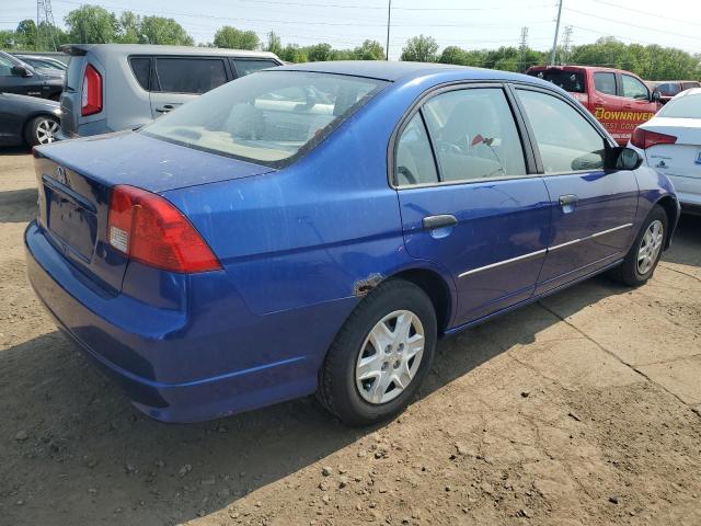 1HGES16394L012628 - 2004 HONDA CIVIC DX VP BLUE photo 3