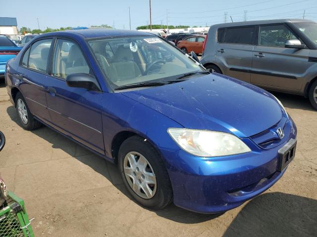 1HGES16394L012628 - 2004 HONDA CIVIC DX VP BLUE photo 4