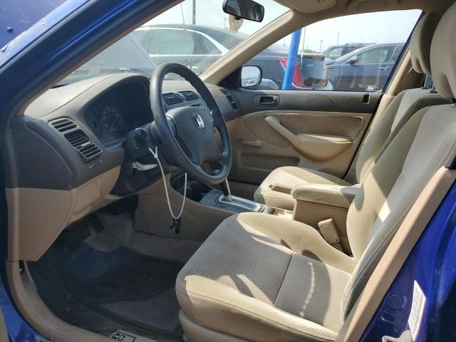 1HGES16394L012628 - 2004 HONDA CIVIC DX VP BLUE photo 7