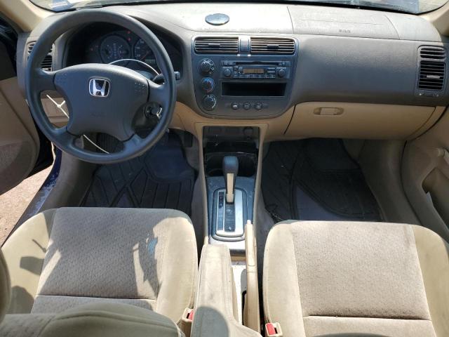 1HGES16394L012628 - 2004 HONDA CIVIC DX VP BLUE photo 8