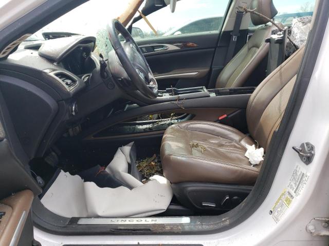 3LN6L2JK2DR821874 - 2013 LINCOLN MKZ WHITE photo 7