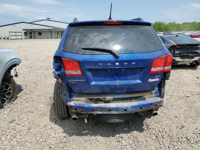 3C4PDDBG6FT532904 - 2015 DODGE JOURNEY SXT BLUE photo 6