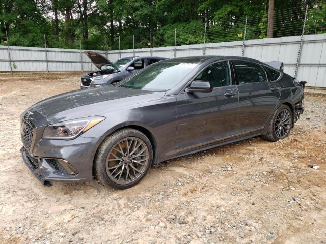 KMHGN4JB9JU280174 - 2018 GENESIS G80 SPORT GRAY photo 1