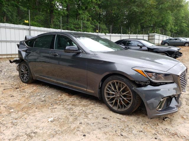 KMHGN4JB9JU280174 - 2018 GENESIS G80 SPORT GRAY photo 4