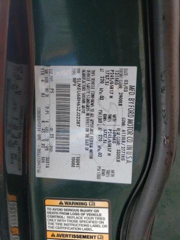 5LMEU68H63ZJ32387 - 2003 LINCOLN AVIATOR 绿色 照片 13