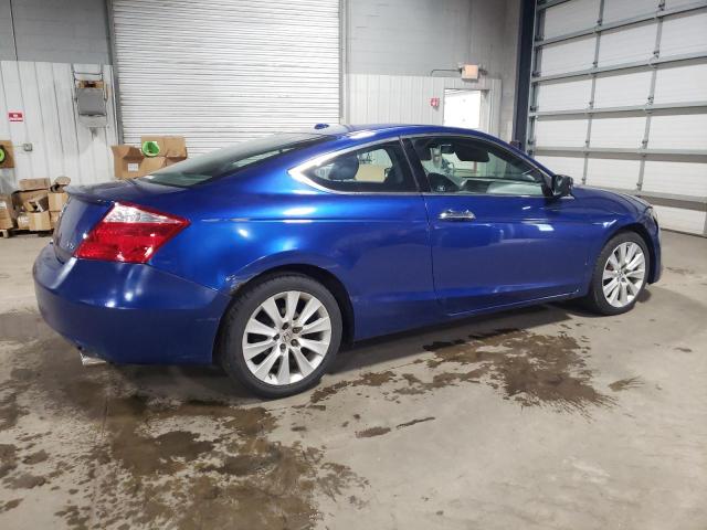 1HGCS22868A007161 - 2008 HONDA ACCORD EXL BLUE photo 3