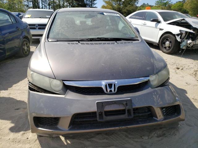 1HGFA16589L007159 - 2009 HONDA CIVIC LX GRAY photo 5