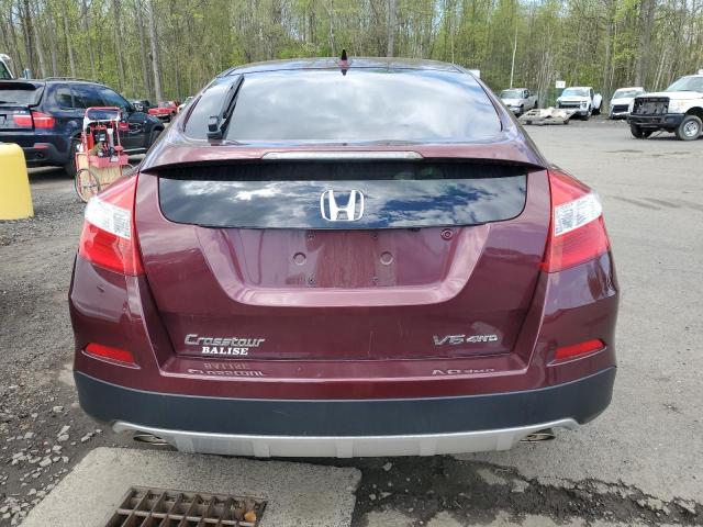 5J6TF2H52DL004265 - 2013 HONDA CROSSTOUR EXL ბურგუნდია ფოტო 6
