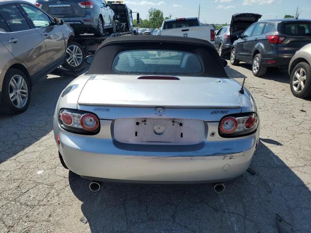 JM1NC25F470128936 - 2007 MAZDA MX-5 MIATA SILVER photo 6