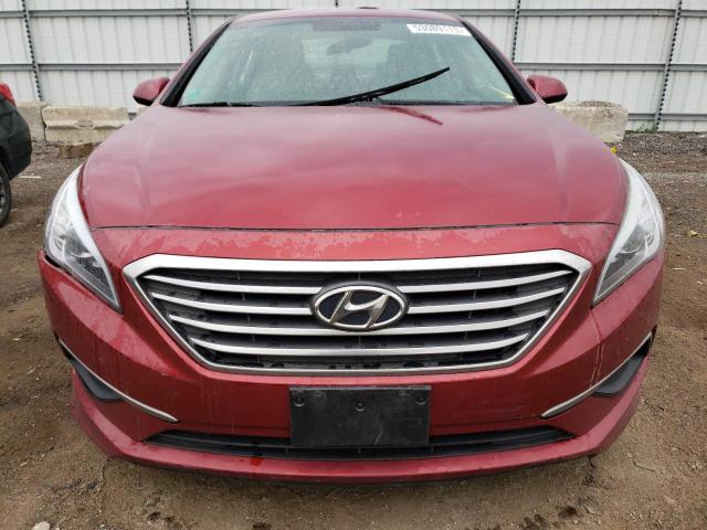 5NPE24AF7GH419597 - 2016 HYUNDAI SONATA SE RED photo 5