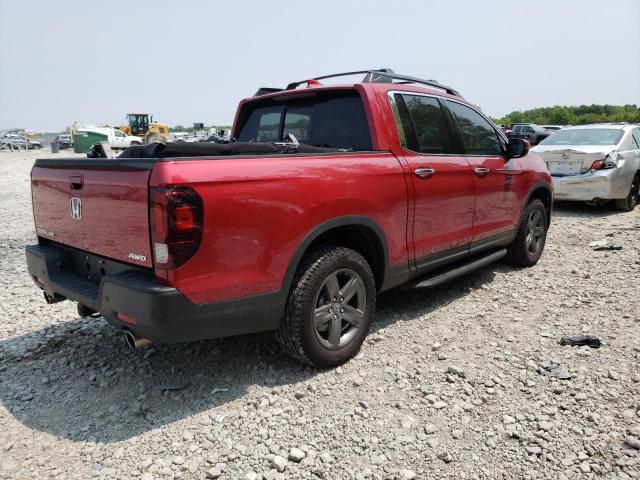 5FPYK3F72NB034380 - 2022 HONDA RIDGELINE RTL RED photo 3