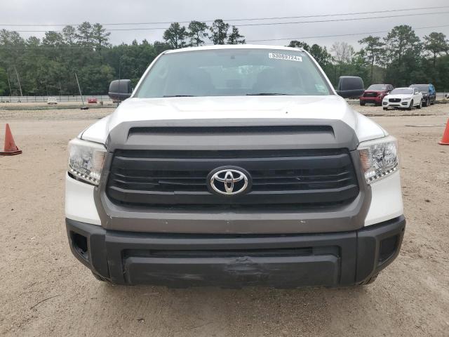 5TFRM5F1XGX102383 - 2016 TOYOTA TUNDRA DOUBLE CAB SR/SR5 WHITE photo 5