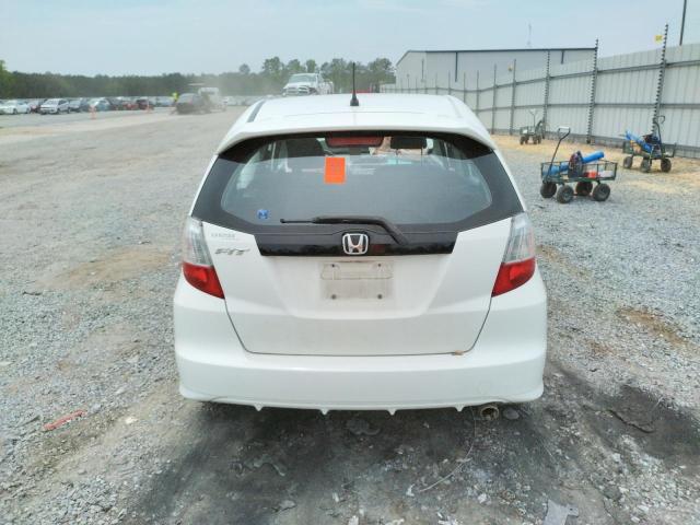 JHMGE88419S029044 - 2009 HONDA FIT SPORT WHITE photo 6